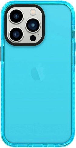 Neon Clear Case for iPhone 14 Pro (6.1"), Cute Retro Vibrant Design Phone Cases for Women 80s Accessories,Camera Protector Cover Soft Silicone Shockproof Protective Case for iPhone 14 Pro 6.1inch for iPhone 14 Pro (6.1inch) Neon Blue