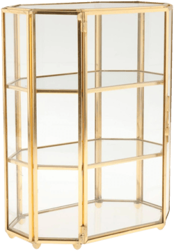 Generic Glass Geometric Jewelry Box