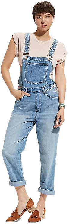 Wrangler Modern Women's Texas Heritage High Rise Denim Overall
