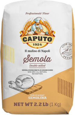 Caputo Antimo Di Grano Duro Rimacinata Semolina Flour - All Natural Dough for Fresh Pasta, 2.2 lb 35.2 Ounce (Pack of 1)