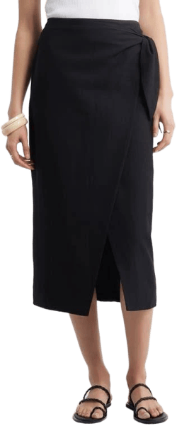 Nordstrom Midi Wrap Skirt