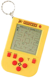Pacman Arcade Game Key Ring
