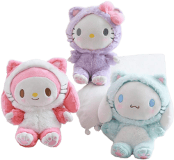 Sanrio Hello Kitty, My Melody, And Pompompurin Plush Stuffed Animals, Soft Toys For Children, Home Decor For Sofa, Tabletop, Gifts For Women