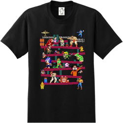 Men's Funny Arcade Collage T-Shirt