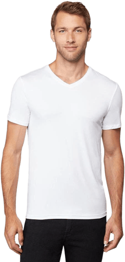32 Degrees Men's 4-Pack Cool V-Neck T-Shirts