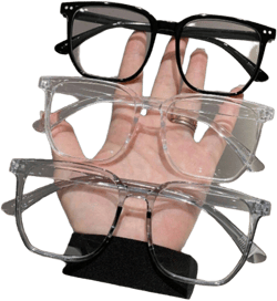 3pcs/2pcs Men And Women Universal Rice Nail Square Frame Daily Wear Plain Glasses, School Style Glasses, Suitable For Students, Reading, Looking At Mobile Phones, Looking At Electronic Products,Protect Eyes And Relieve Eye Fatigue