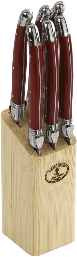 Block steak knifes (set of six)