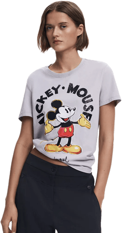 Desigual Women's Mickey Mouse T-shirt