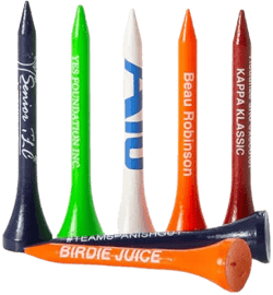 Personalized Wood Golf Tees