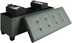 Storagebud Ottoman with Storage Bench