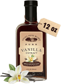 Madagascar Bourbon Pure Vanilla Extract, 12oz glass bottle. Pure Vanilla Extract for Baking and Cooking, Extracted and bottled in the USA by Lincoln County Reserve. Sugar Free and Gluten Free. : Grocery & Gourmet Food