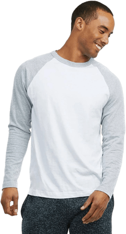 Men's Cotton Baseball Tee Shirt