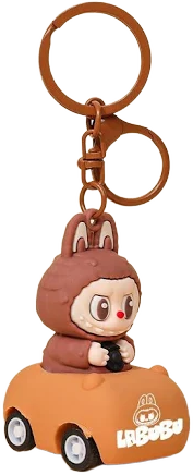 Labubu Keychains For Women Bag Pendant Car Key Chains Jewelry Gift