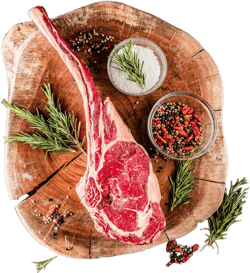 Today Gourmet Foods of NC - Tomahawk Ribeye Steaks (30/32oz Steaks) (2 Pound (Pack of 4), Australian Wagyu Beef BMS3) Australian Wagyu Grass Fed Beef BMS3 2 Pound (Pack of 4)