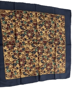 Chanel Jeweled Chain Print Silk Scarf