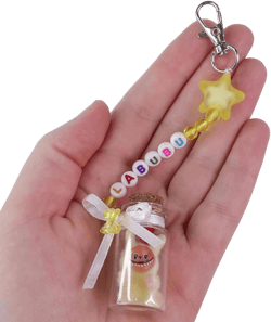 Teeny Tiny Labubu Lafufu plush soft toy doll Clip Hanger Handbag Bag Charm Dangler Miniature mini Handmade in Australia