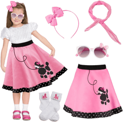 50s Polka Dot Poodle Skirt