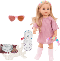Gotz Hannah Be My Mini Me All Vinyl Doll