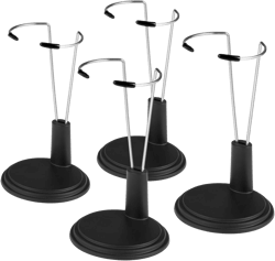 STOBOK Doll Stand, 4pcs 15cm Doll Support Stand Doll Display Stand Dolls Storage Rack Portable Doll Display Holder Dollhouse Accessories for Doll Storage, Figure Holder