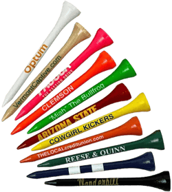Personalized Wood Golf Tees