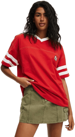 Cotton On Women's Oversized I Love NY Graphic Tee