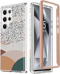 MERRO for Samsung Galaxy S24 Ultra Case,Ultimate Durable Cover with Fashionable Designs for Women and Girls,Stylish Protective Phone Case 6.2" Abstract Painting
