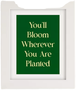 Annie Positive Quote Poster Art Print