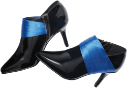 Pleated Sash Pump Heel Shoes