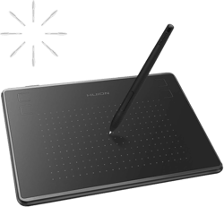 HUION Inspiroy H430P Drawing Tablet 4.8x3 Graphic Tablet with Battery-Free Stylus 4 Hot Keys, Art Tablet for Drawing, Writing, Design, Teaching, Work with Mac, PC, Linux & Mobile