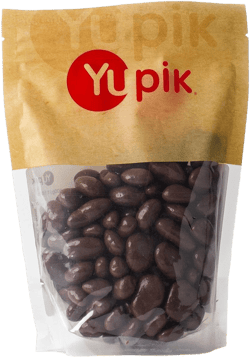 Yupik Milk Chocolate Maple Bourbon Pecans, 1.1 lb (17.6 oz), GMO-Free, Kosher, Roasted Pecans, Coated in Maple Bourbon Syrup & Fine Milk Chocolate, Sweet Snacks, Ideal for Baking, Topping & Gifting