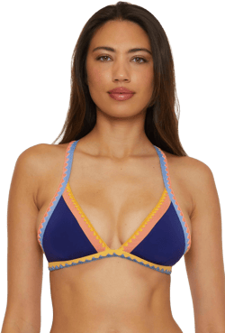 Lucky Brand Women's Avila Adjustable Halter Bikini Top