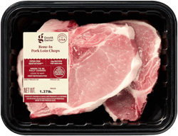 Bone-In Pork Loin Chops - price per lb - Good &#38; Gather&#8482;