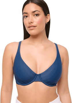 Abercrombie & Fitch Women's Curve Love High Apex Bikini Top