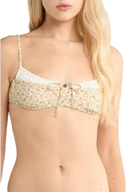 Pacsun Women's Camelia Floral Bikini Top