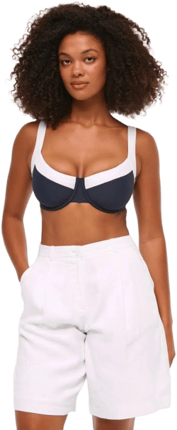 Abercrombie & Fitch Women's Curve Love Wide Strap Bikini Top