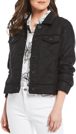 Tommy Bahama Women's Two Palms Linen Raw Edge Jacket