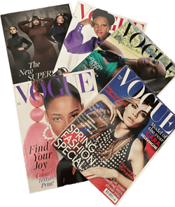 Vogue Magazines  ,different years available, choose your year