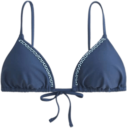 Hollister Women's Embellished Triangle Bikini Top