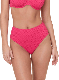 Andie High Waist Eyelet Bikini Bottom