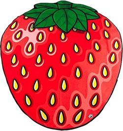 BigMouth Inc Giant Strawberry Beach Blanket, Oversized Beach Towel, Ulta-Soft Microfiber Towel, 5 Feet Wide, Washing Machine Friendly