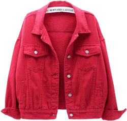 ebossy Women's Relaxed Fit Denim Trucker Jacket