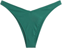 Hollister Women's Ribbed High-Leg Bikini Bottom
