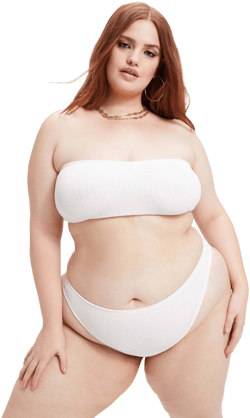 Good American Women's Always Fits Better Band Bikini Top