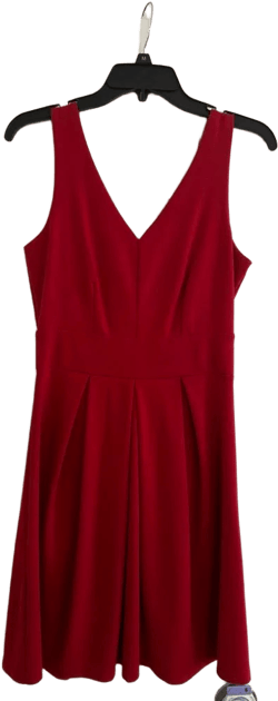 Pleated Dress with Bow in The Back