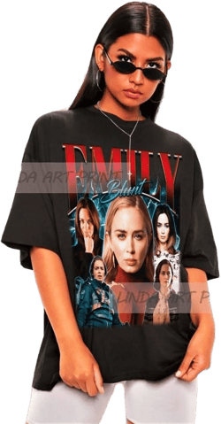 Emily Blunt Retro Hoodie/T-Shirt