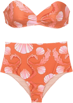 Adriana Degreas Women's High-Waisted Seashell Bikini