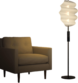 LED Floor Lamp, Standing Lamp for Living Room/Bedroom/Office,12W Minimalist Floor Lamp, Led Floor lamp with Remote Control,Stepless Adjustable 3000K-6000K Color Temperature & Brightness.
