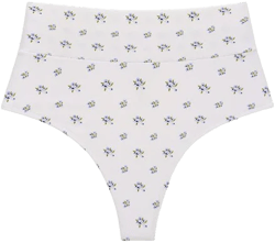 Heidi Floral Full Coverage High Rise Bikini Bottom