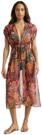 Sofia Jeans by Sofia Vergara Women's Portia Batwing Caftan