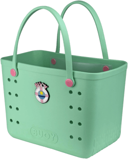 EVA Rubber Waterproof Zipper Tote Bag with Holes